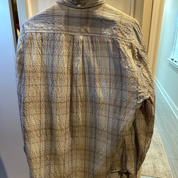 Billy Reid Casual Gray Checkered Shirt - Picture 2 of 3